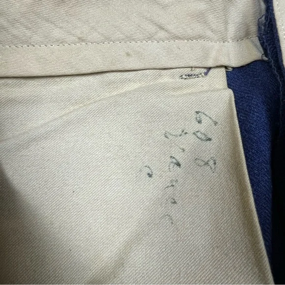 Vintage Military Uniform Conmar Zipper Trousers 34x28